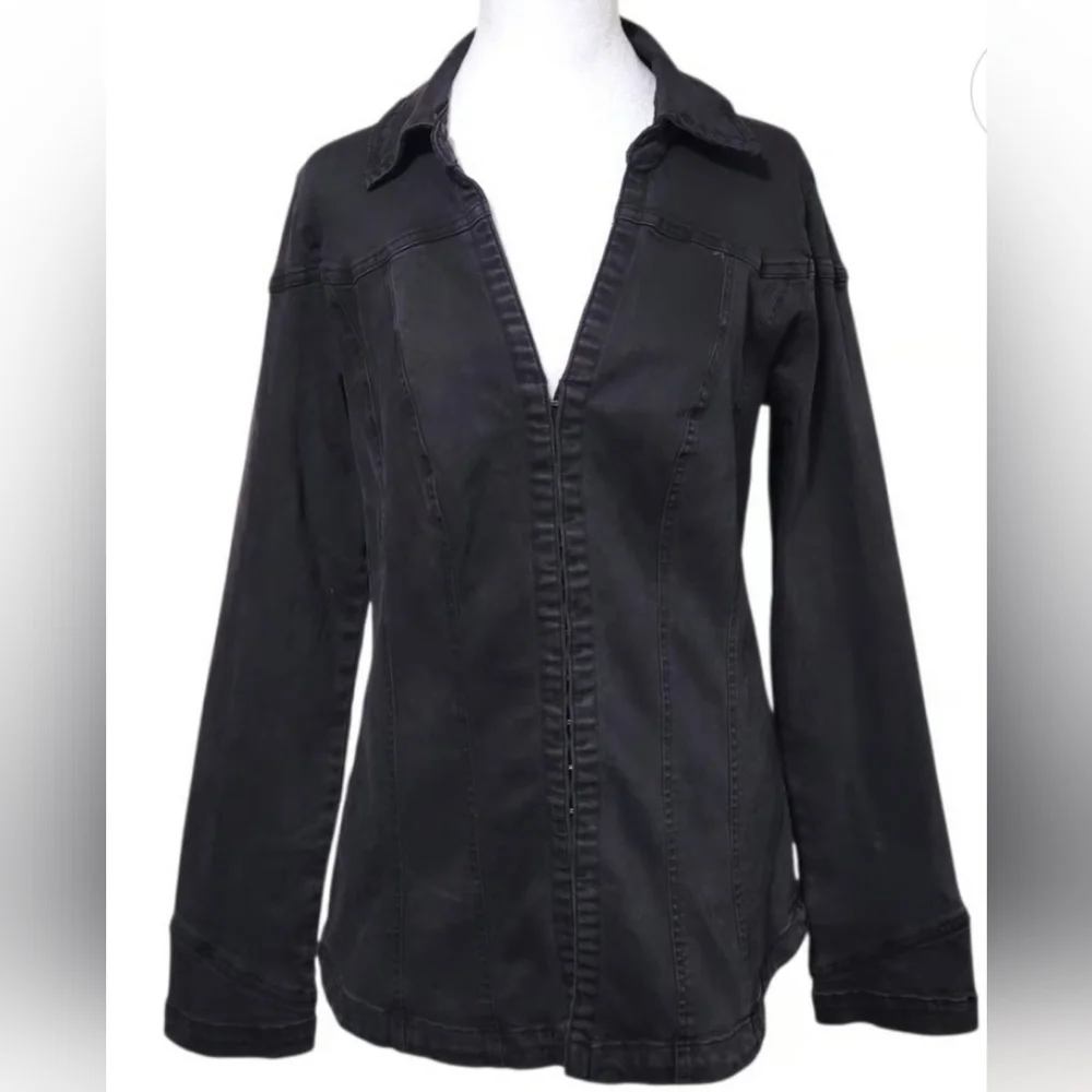 Free People Black Kenny Slim Tunic, NWOT, Fitted, Corset-Like, Stretchy‎ Sz XXS